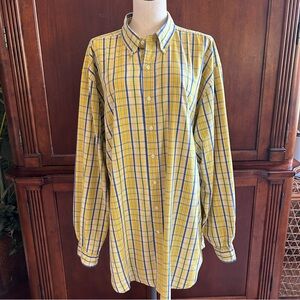 Ralph Lauren Plaid Blake Button Down Shirt Mens 2XL Tall
